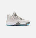 Air Jordan 4 Retro Blue Chill Preschool Lifestyle Shoe – Photon Dust/Blue Chill/Flat Pewter/White/Blue Tint