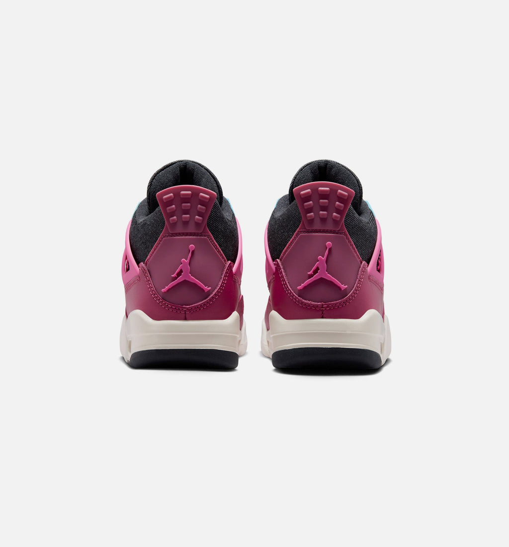Air Jordan 4 Retro She’s A Star Grade School Lifestyle Shoe – Sweet Beet/Desert Pink/Off Noir/Chalk
