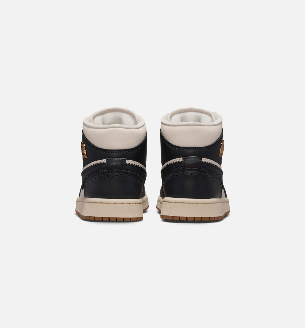 Air Jordan 1 Mid SE Women’s Lifestyle Shoe – Off-Noir/Chalk/Pearl White