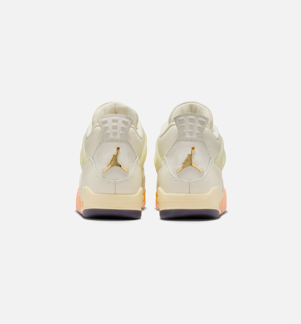 Air Jordan 4 Retro Birds of Paradise Women’s Lifestyle Shoe – Coconut Milk/Metallic Gold/Muslin/Bright Mango/Sundial/Black