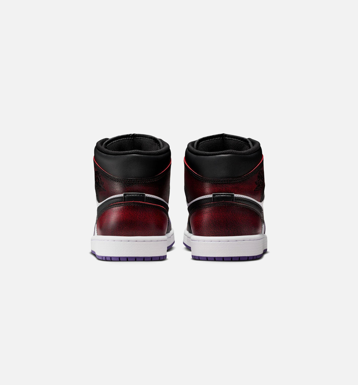 Air Jordan 1 Mid SE Men’s Lifestyle Shoe – True Red/White/Court Purple/Black