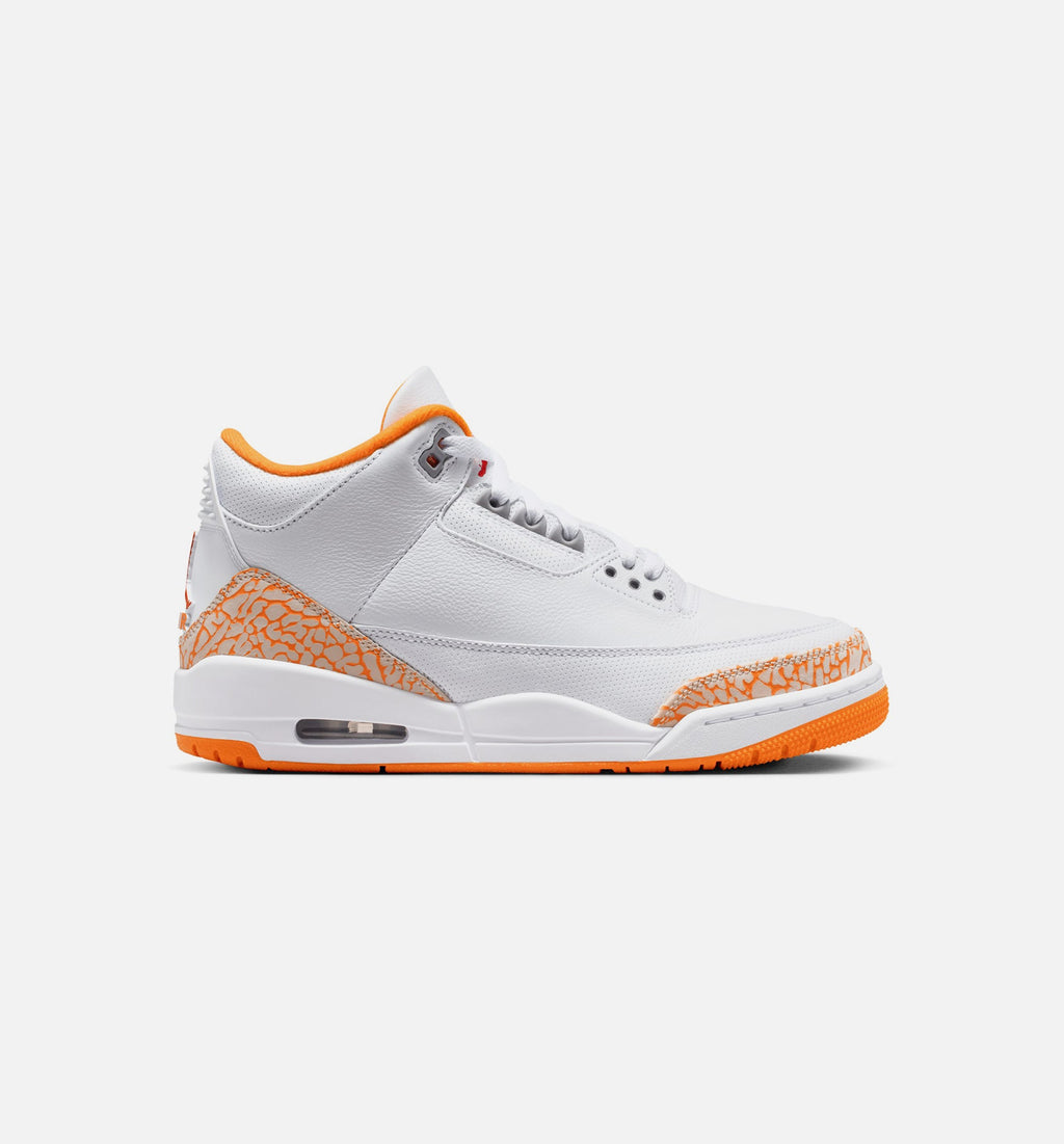 Air Jordan 3 Retro Orange Citrus Women’s Lifestyle Shoe – White/Multicolor