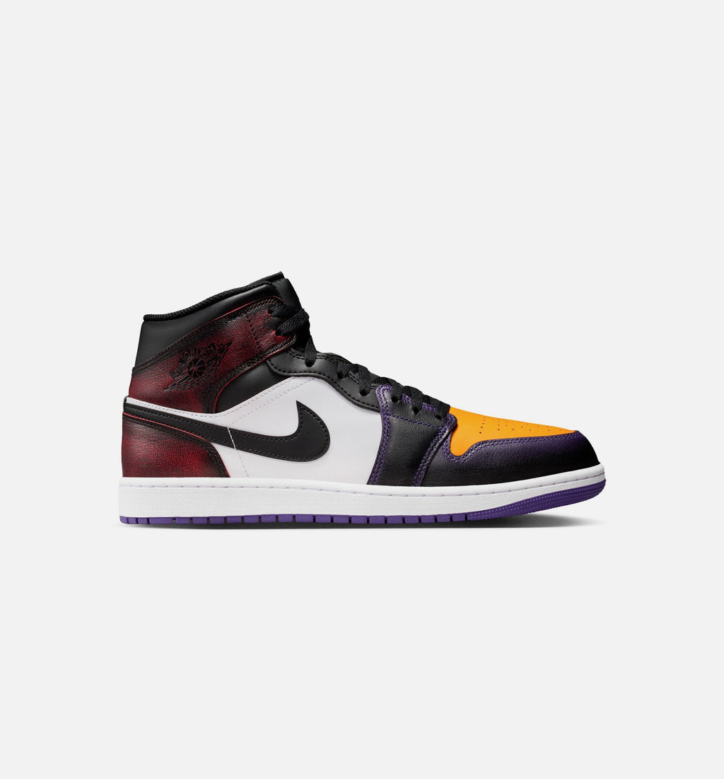 Air Jordan 1 Mid SE Men’s Lifestyle Shoe – True Red/White/Court Purple/Black