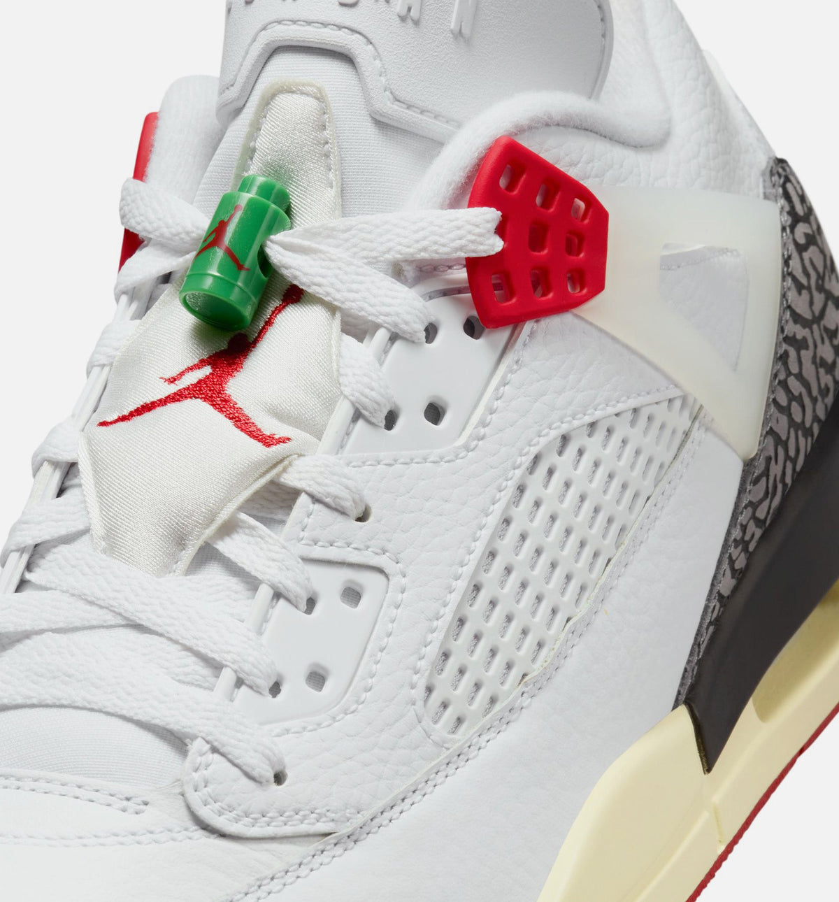 Spizike Low Men’s Lifestyle Shoe – White/Black/Sail/Varsity Red