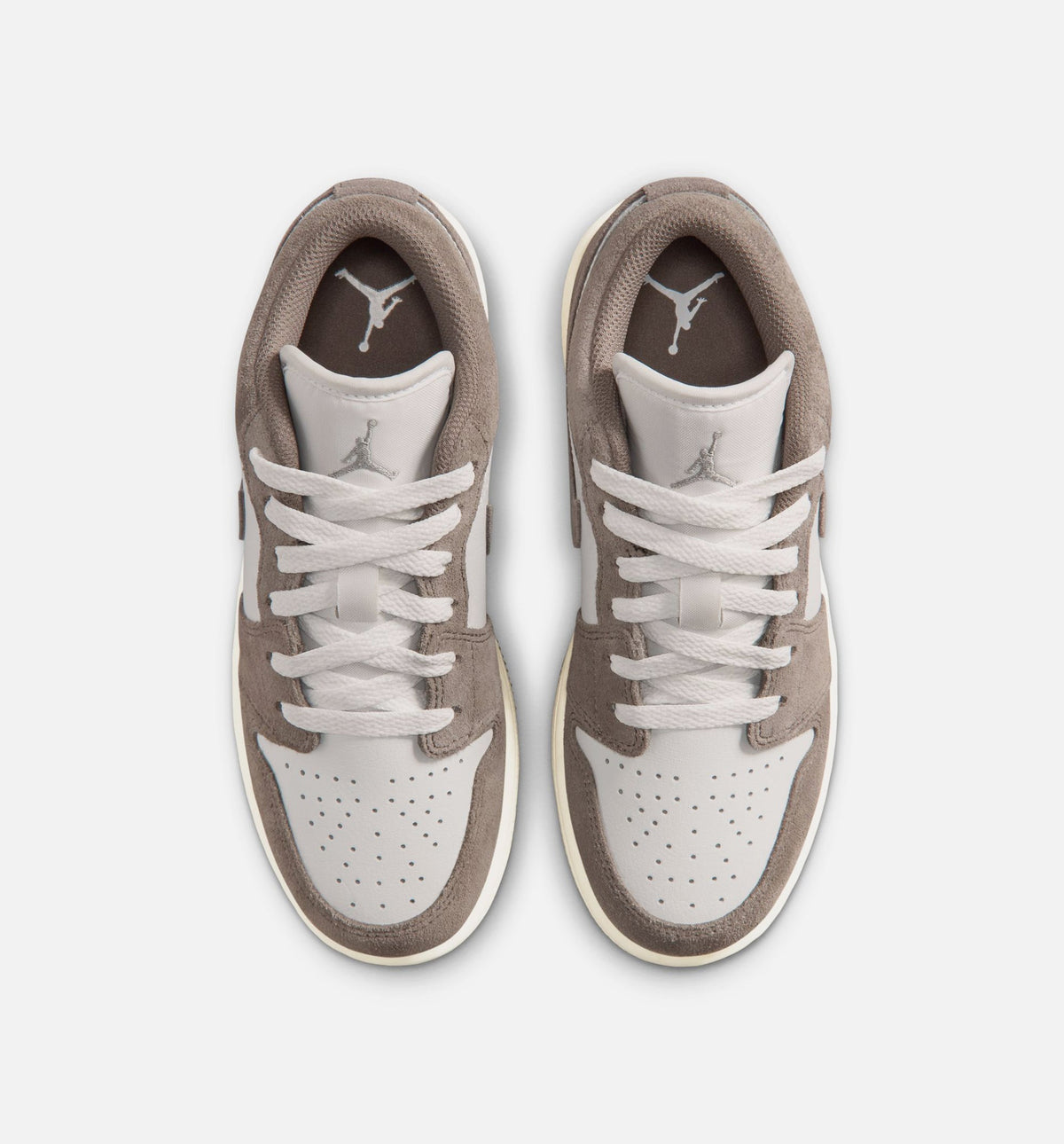 Air Jordan 1 Low Grade School Lifestyle Shoe – Olive Grey/Enigma Stone/Summit White