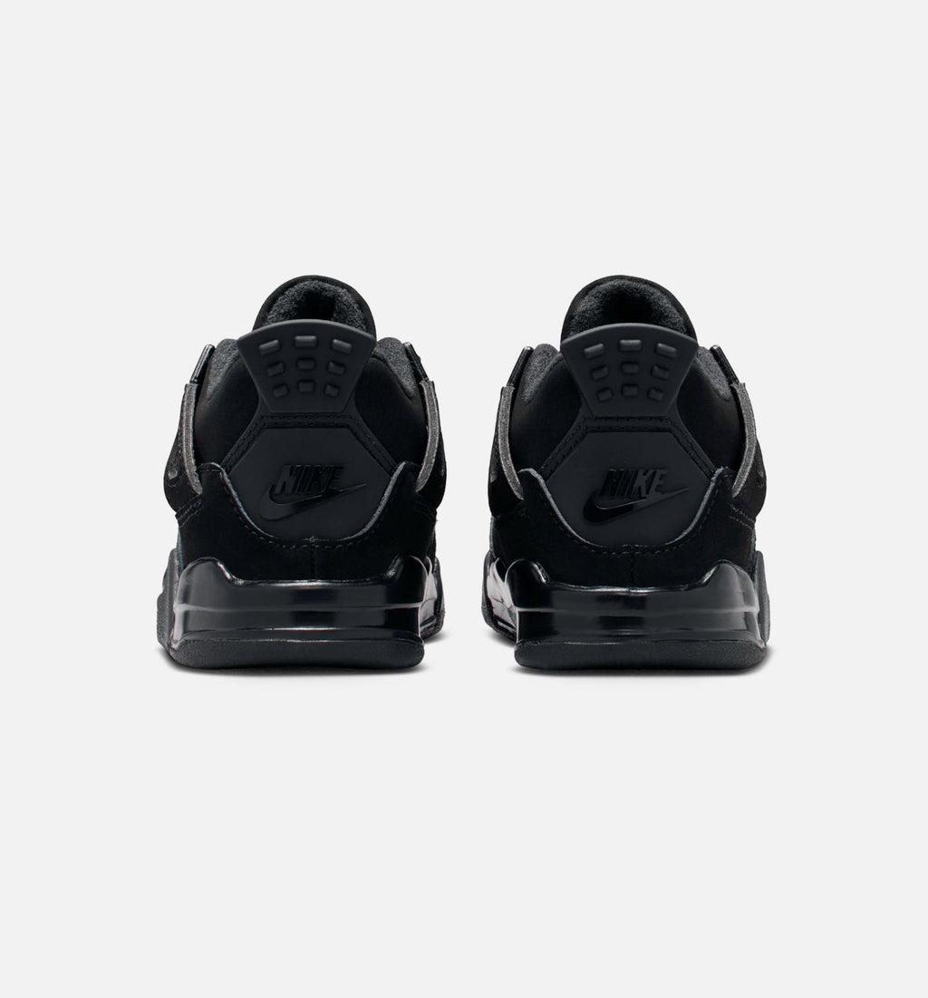 Air Jordan 4 Retro Black Cat Infant/Toddler Lifestyle Shoe – Black/Light Graphite