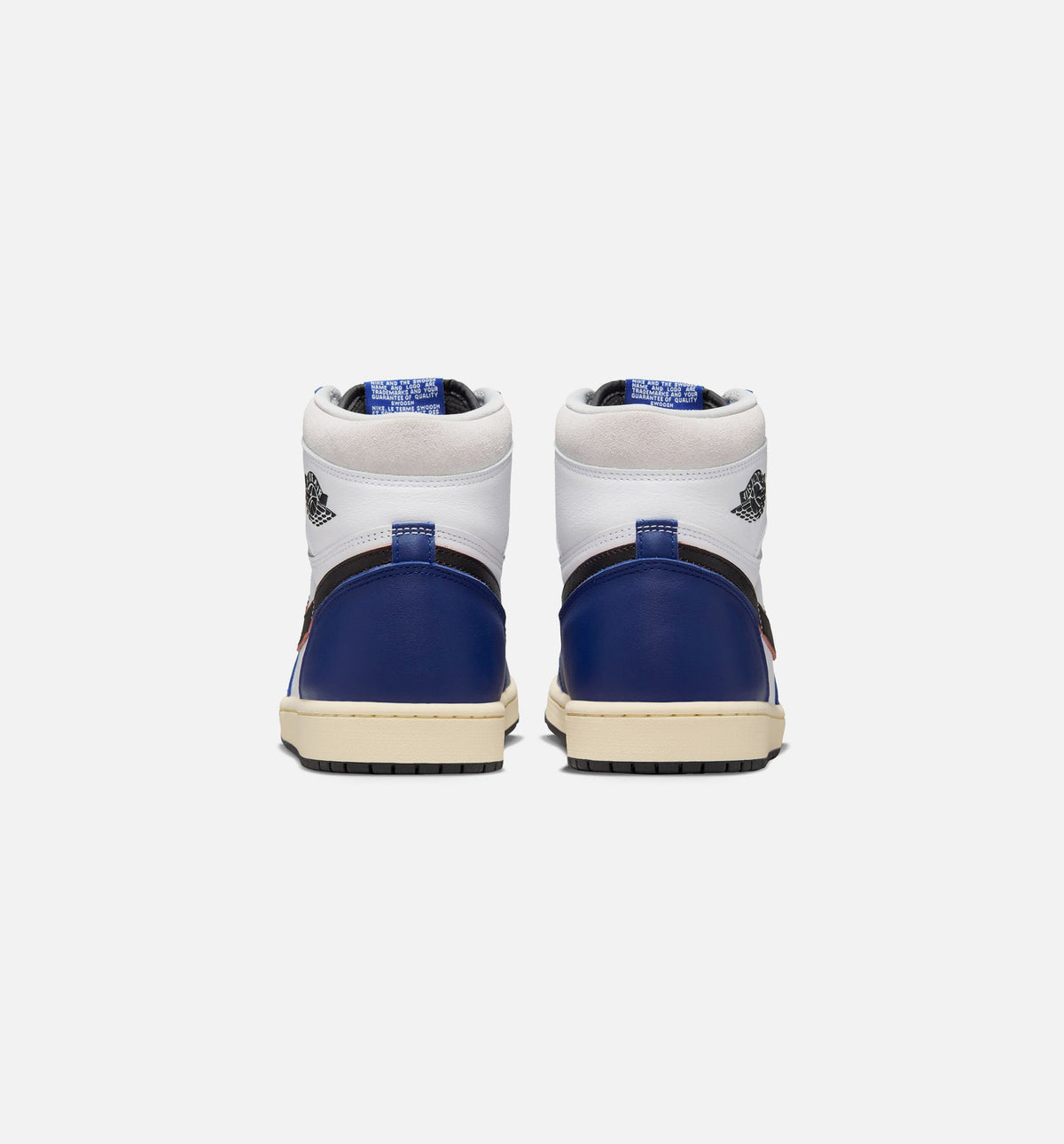 Air Jordan 1 Retro High OG Rare Air Men’s Lifestyle Shoe – White/Black/Neutral Grey/Deep Royal Blue