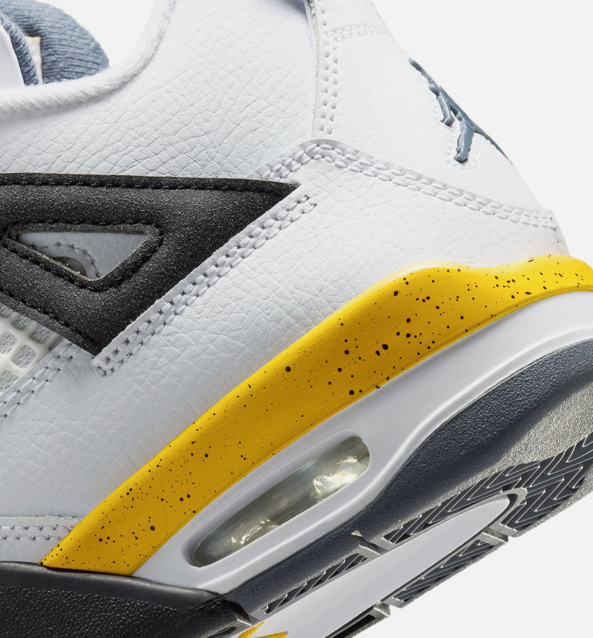 Air Jordan 4 Retro Rare Air Tour Yellow Grade School Lifestyle Shoe – White/Dark Blue Grey/Black/Tour Yellow