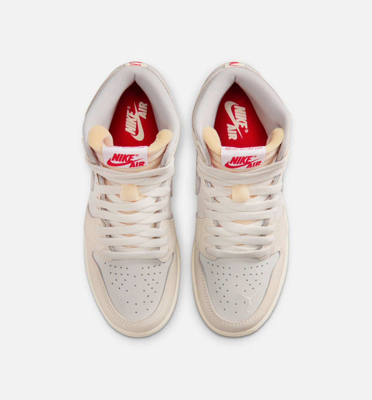 Air Jordan 1 Retro High OG Grade School Lifestyle Shoe – Sail/University Red/Pale Ivory/Coconut Milk/Phantom