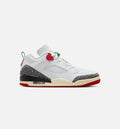 Spizike Low Men’s Lifestyle Shoe – White/Black/Sail/Varsity Red