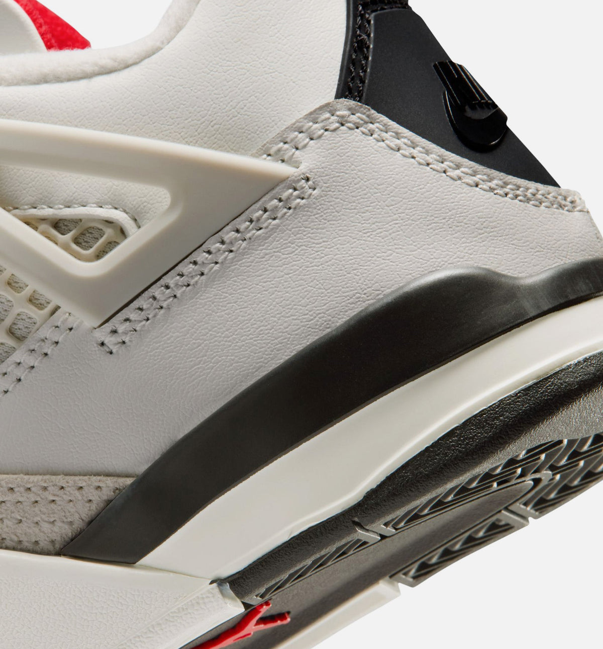 Air Jordan 4 Retro Flight Club Preschool Lifestyle Shoe – Sail/Black/University Red