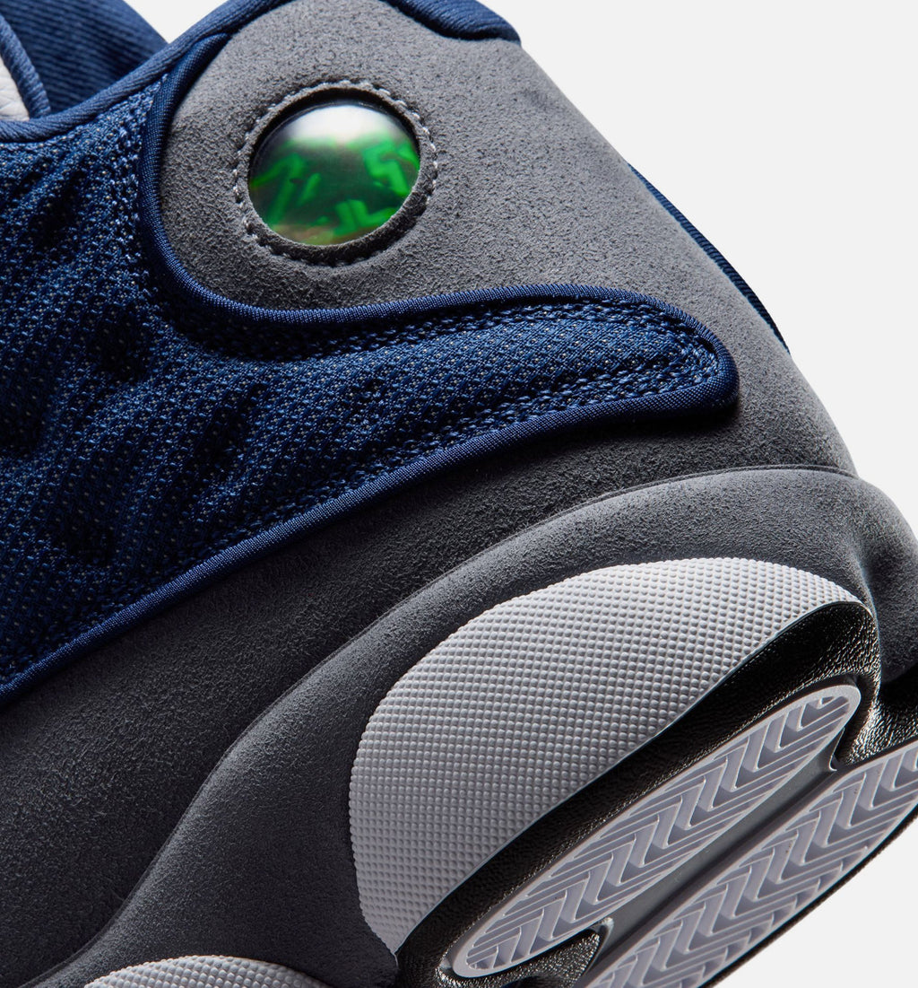 Air Jordan 13 Retro Navy and Flint Grey Men’s Lifestyle Shoe – Navy/University Blue/Flint Grey/White