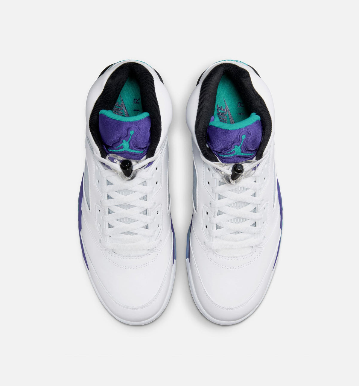 Air Jordan 5 Retro Grape Men’s Lifestyle Shoe – White/New Emerald/Grape Ice/Black