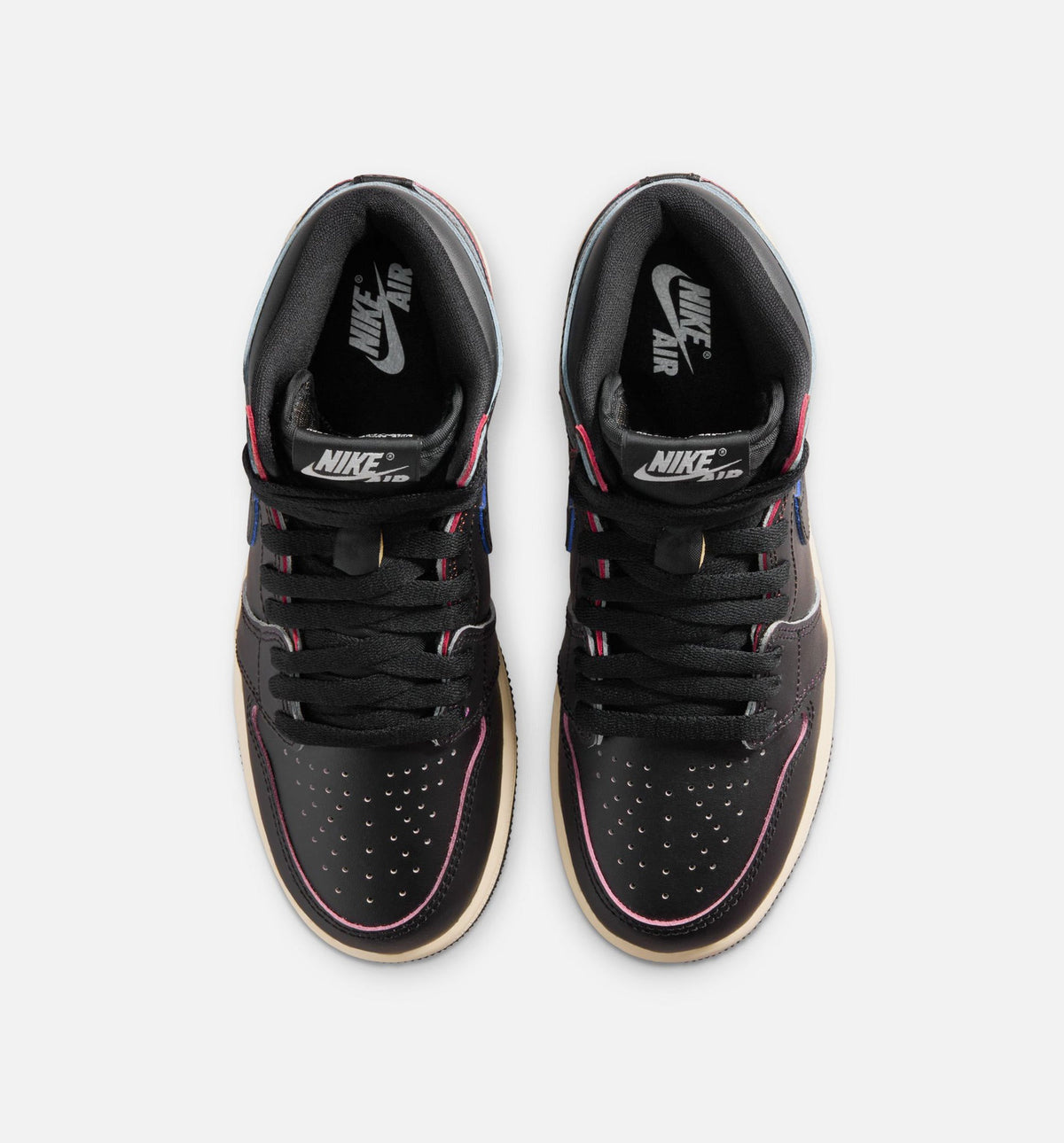 Air Jordan 1 Retro High OG Grade School Lifestyle Shoe – Black/Muslin