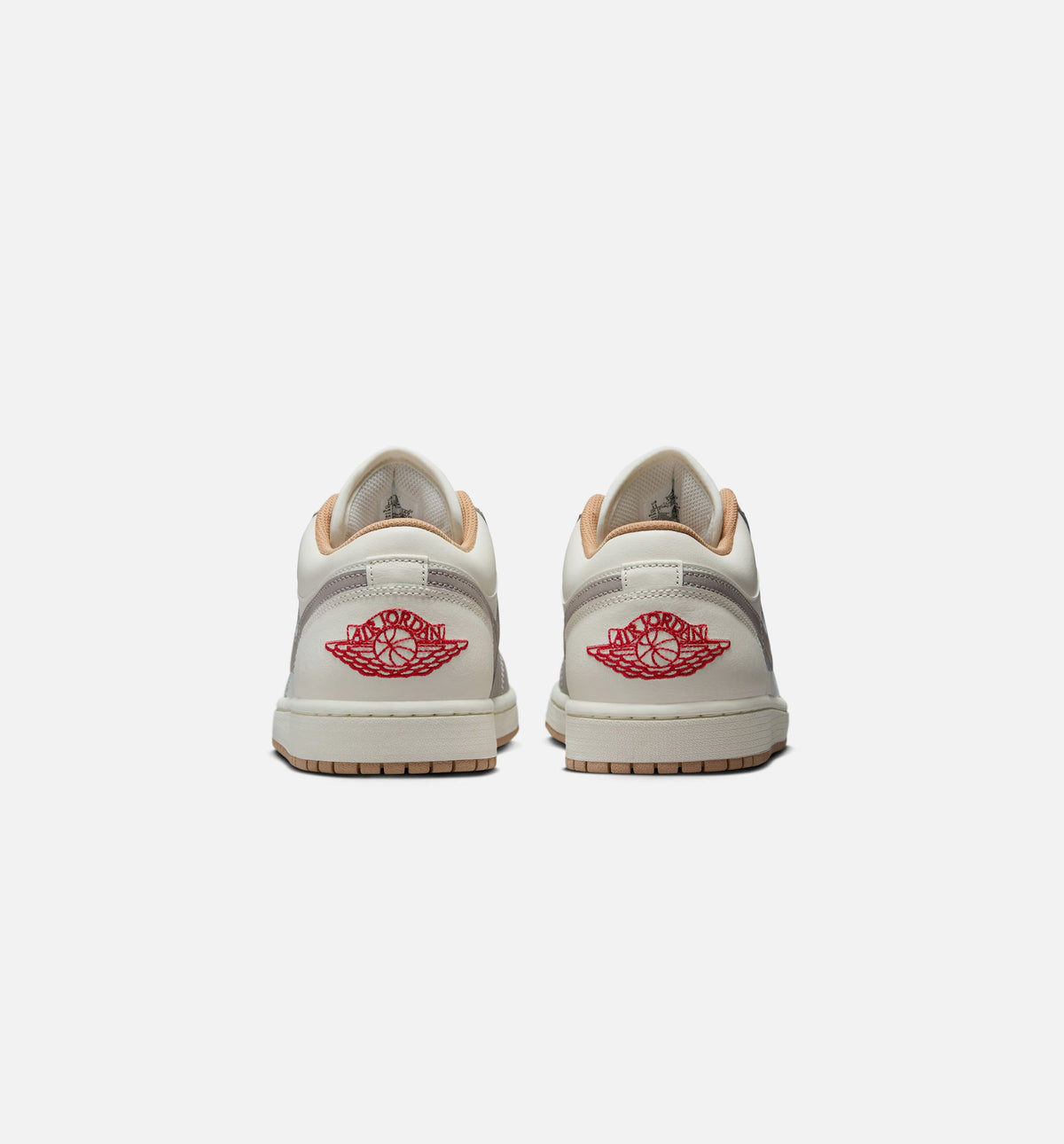 Air Jordan 1 Low Men’s Lifestyle Shoe – Sail/Fire Red/College Grey/Hemp