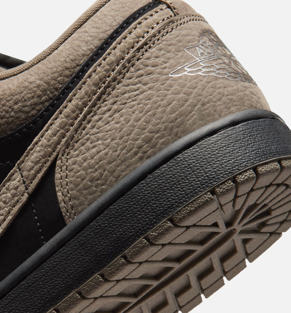 Air Jordan 1 Low SE Men’s Lifestyle Shoe – Black/Olive Grey/Light Wild Mango