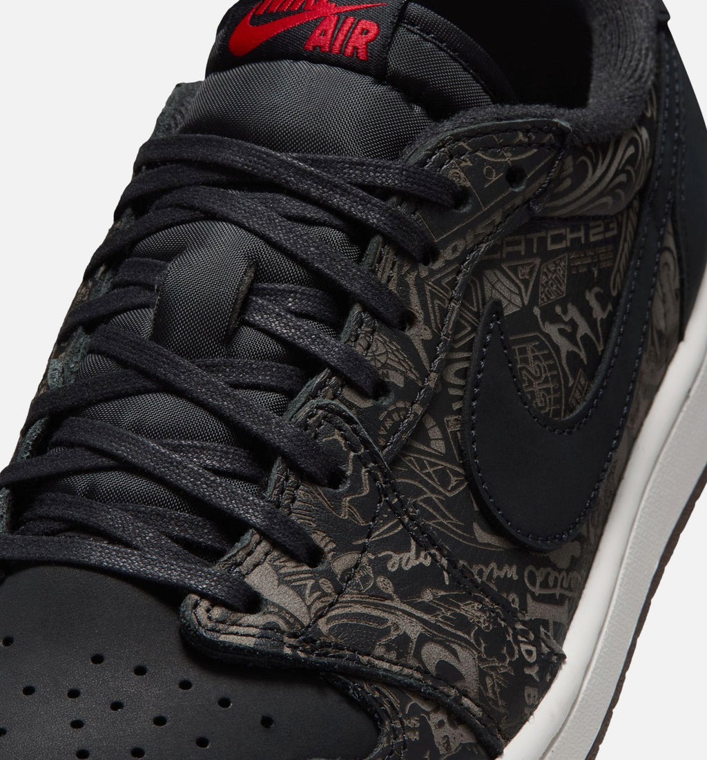 Air Jordan 1 Retro Low OG Laser Men’s Lifestyle Shoe – Black/Varsity Red/Summit White