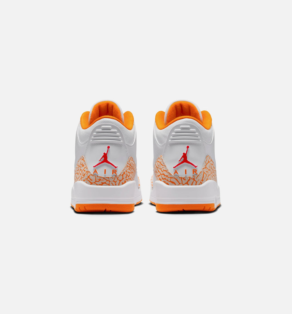 Air Jordan 3 Retro Orange Citrus Women’s Lifestyle Shoe – White/Multicolor