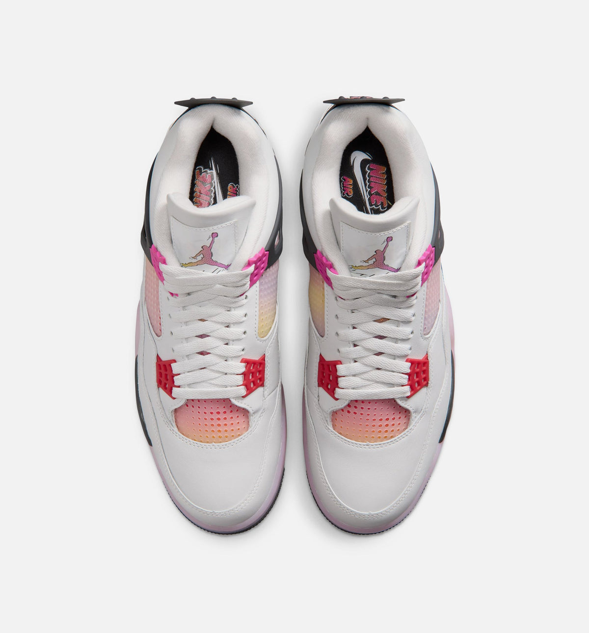 Air Jordan 4 Retro Comic Men’s Lifestyle Shoe – Off White/Fire Pink/Anthracite