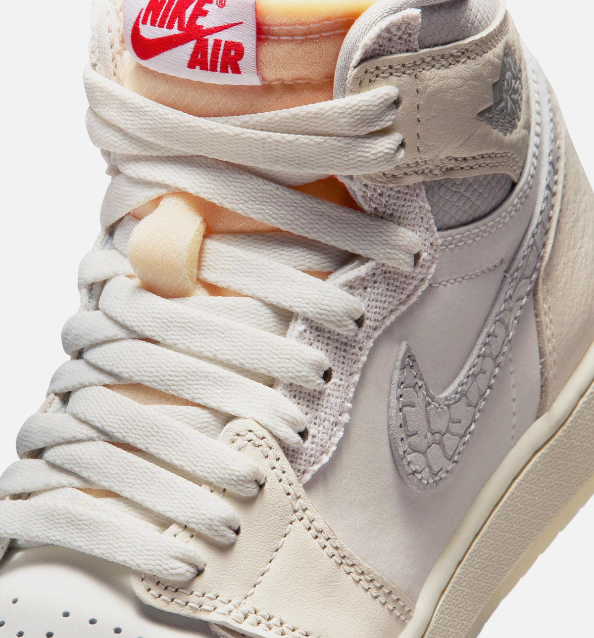 Air Jordan 1 Retro High OG Grade School Lifestyle Shoe – Sail/University Red/Pale Ivory/Coconut Milk/Phantom