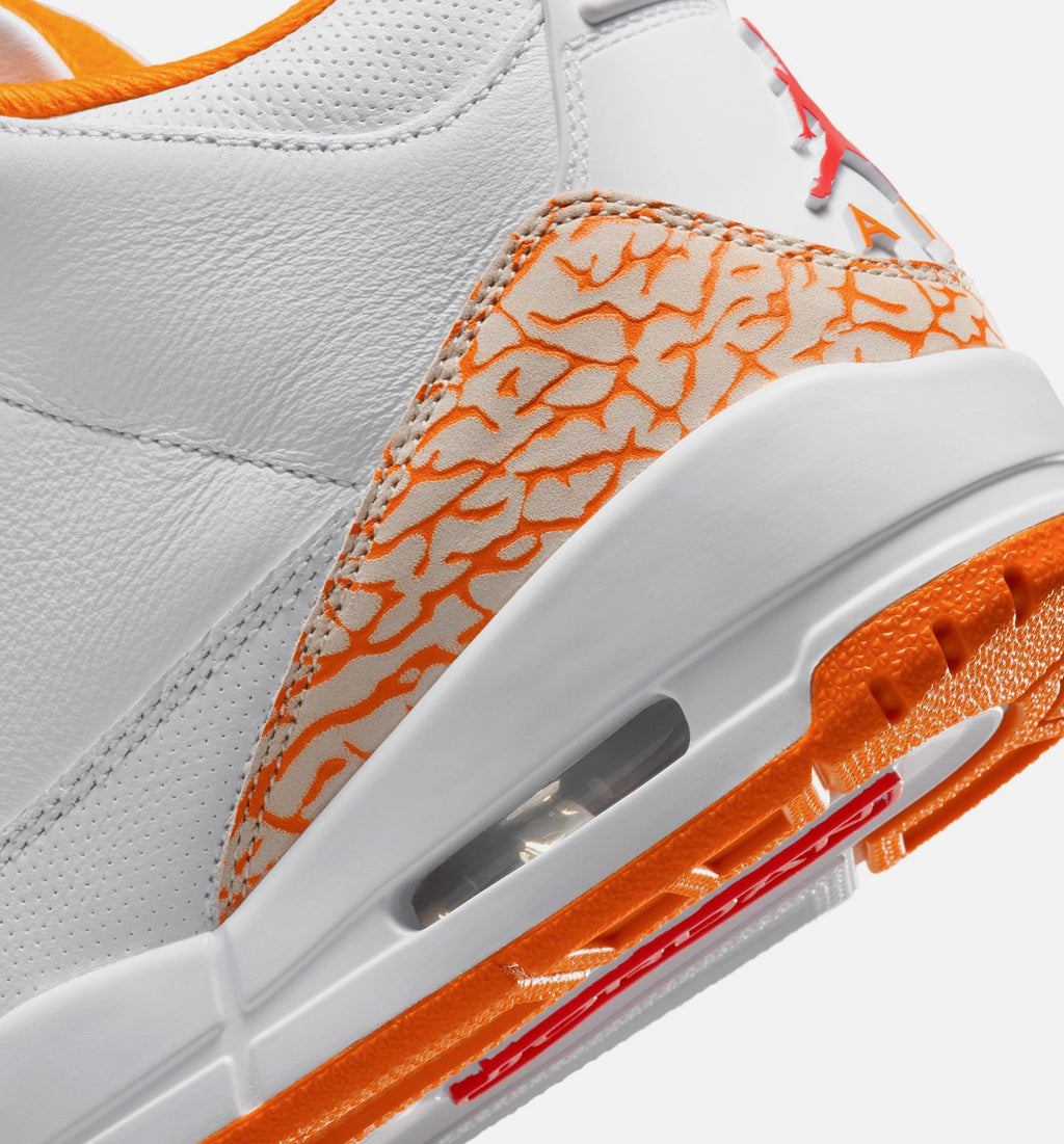 Air Jordan 3 Retro Orange Citrus Women’s Lifestyle Shoe – White/Multicolor