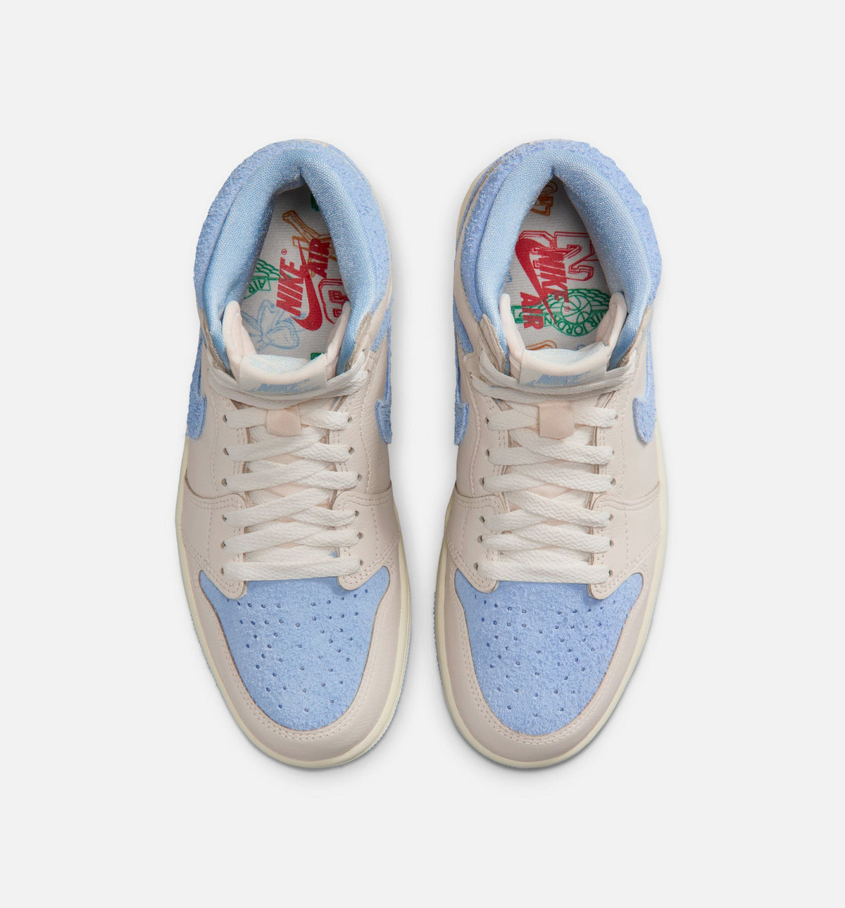 Air Jordan 1 Retro High OG Women’s Lifestyle Shoe – Pale Ivory/Psychic Blue/Coconut Milk