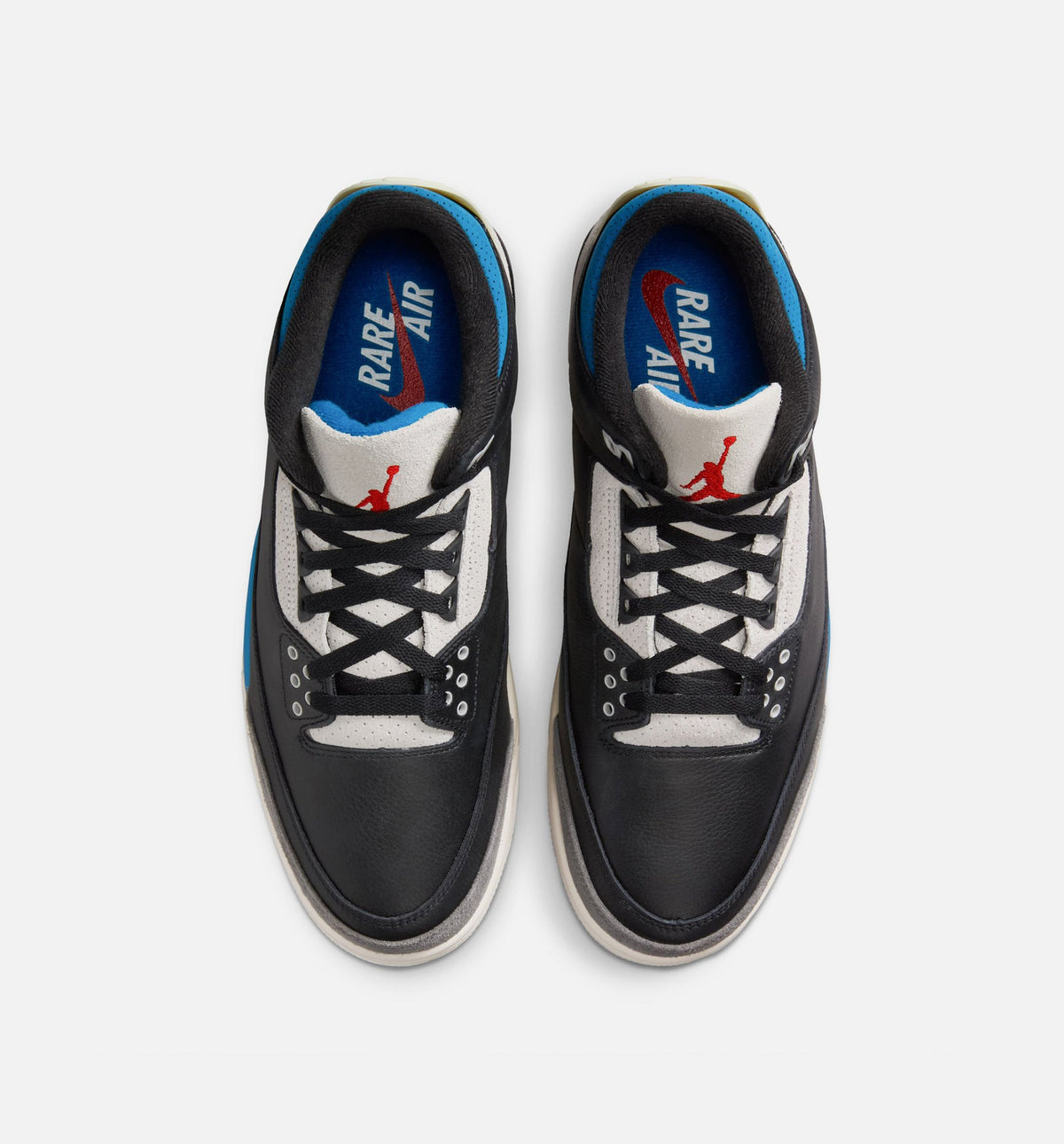 Air Jordan 3 Retro OG Rare Air Men’s Lifestyle Shoe – Black/Chile Red/Neutral Grey