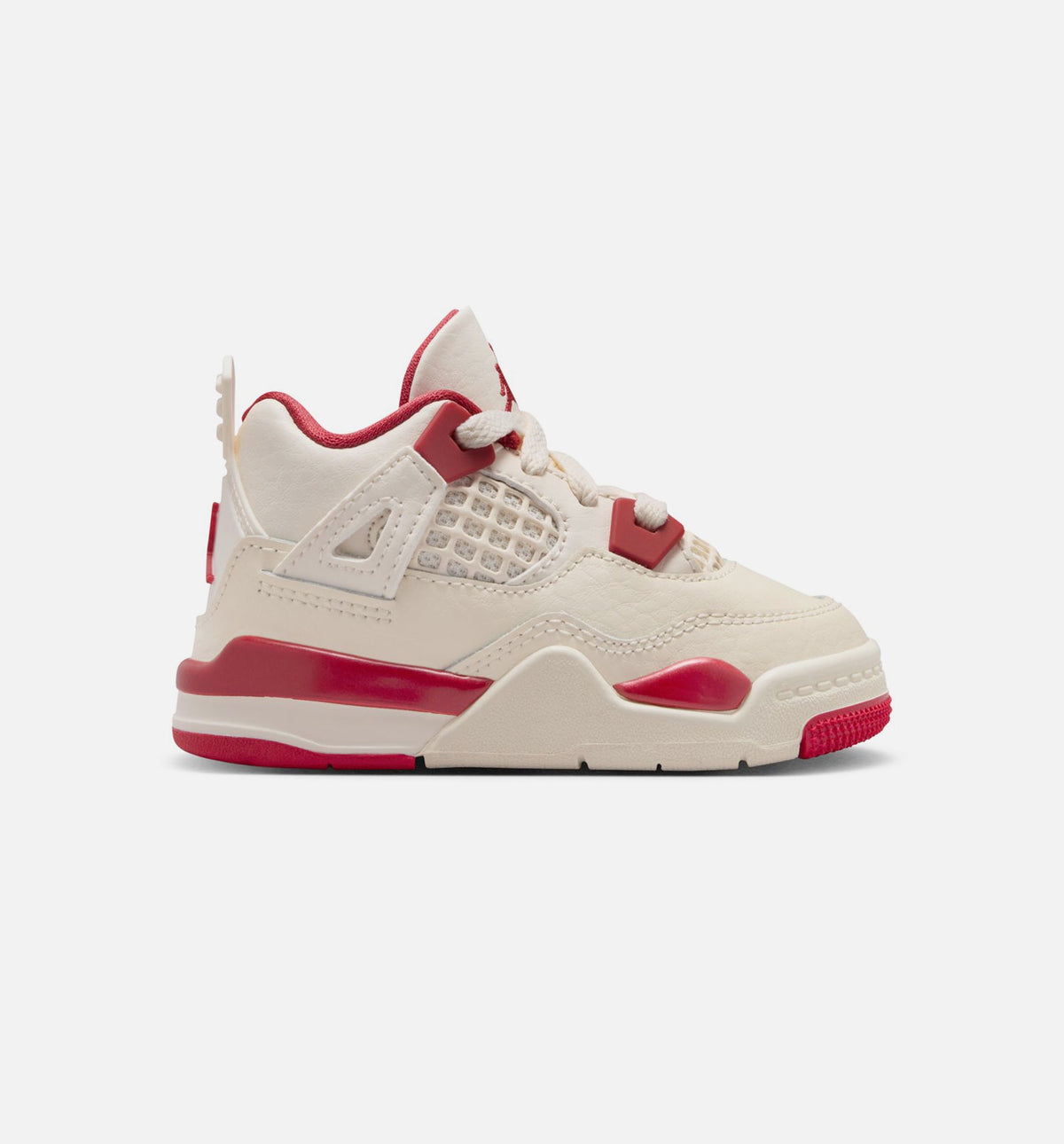 Air Jordan 4 Retro Valentine’s Day Infant/Toddler Lifestyle Shoe – Pale Ivory/Sierra Red/Tough Red