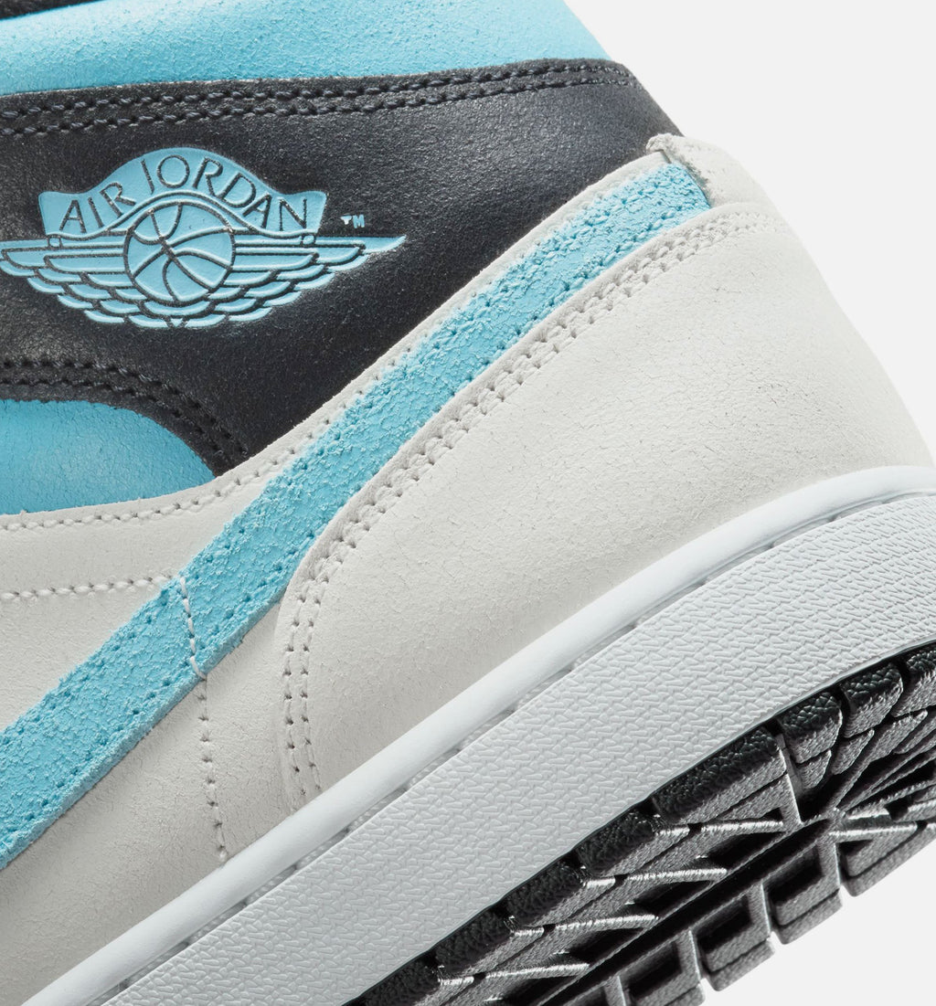 Air Jordan 1 Mid SE Men’s Lifestyle Shoe – Summit White/Blue Chill/Black