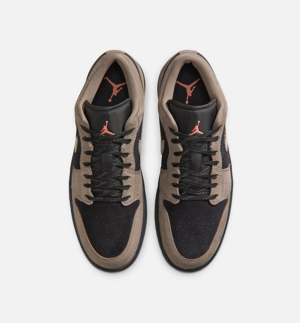 Air Jordan 1 Low SE Men’s Lifestyle Shoe – Black/Olive Grey/Light Wild Mango