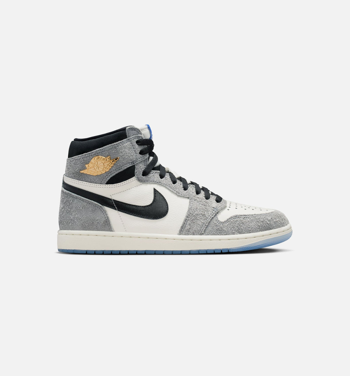 Air Jordan 1 Retro High OG Men’s Lifestyle Shoe – Cool Grey/Black/Sail/Game Royal/White