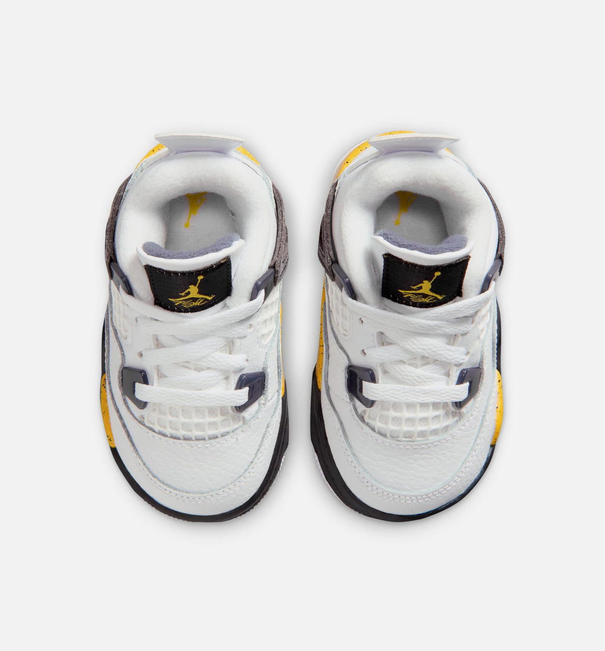 Air Jordan 4 Retro Rare Air Tour Yellow Infant/Toddler Lifestyle Shoe – White/Dark Blue Grey/Black/Tour Yellow