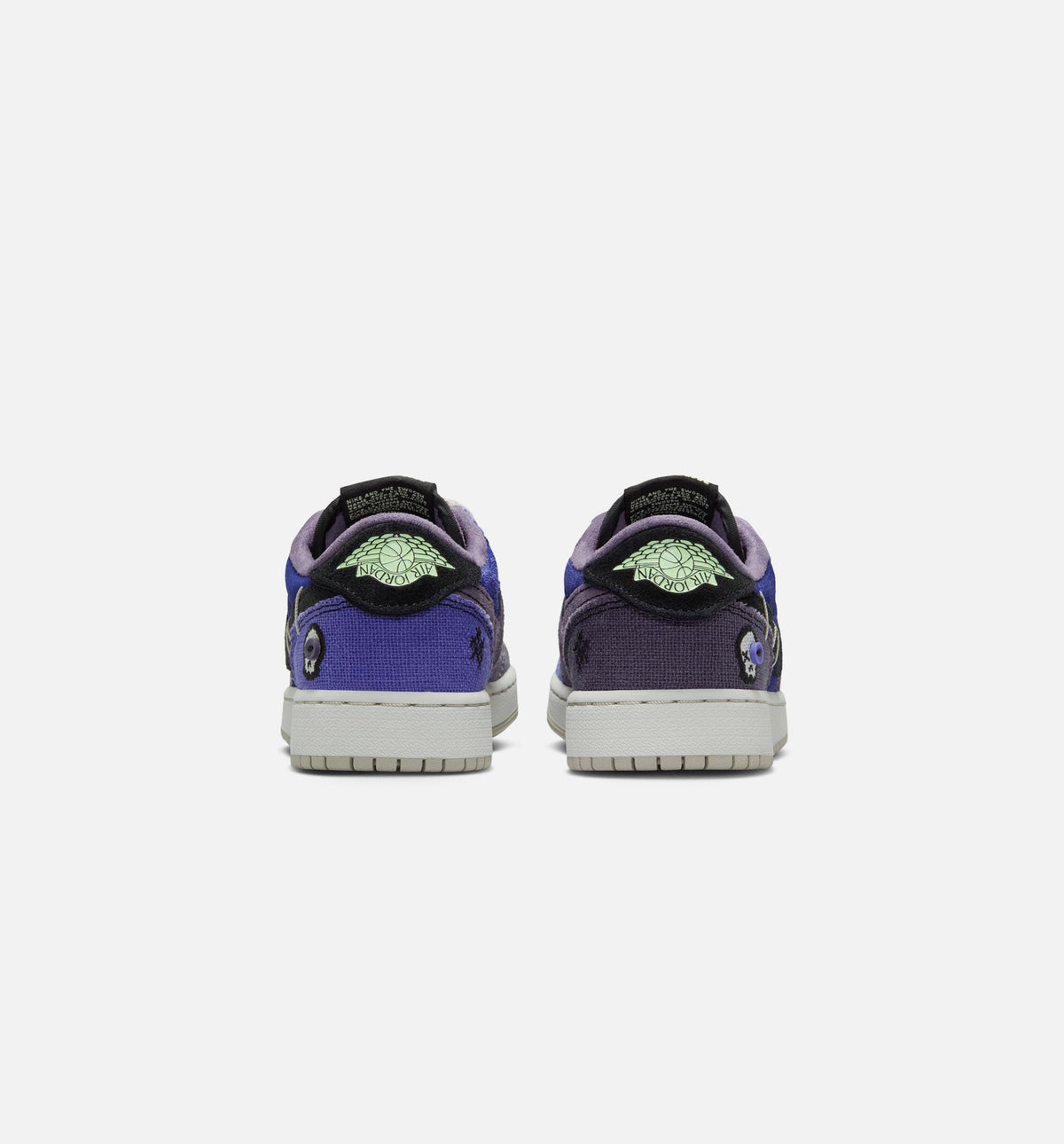 Air Jordan 1 Low OG Grade School Lifestyle Shoe – Regency Purple/Vapor Green/Black/Dark Raisin/Daybreak/Light Silver