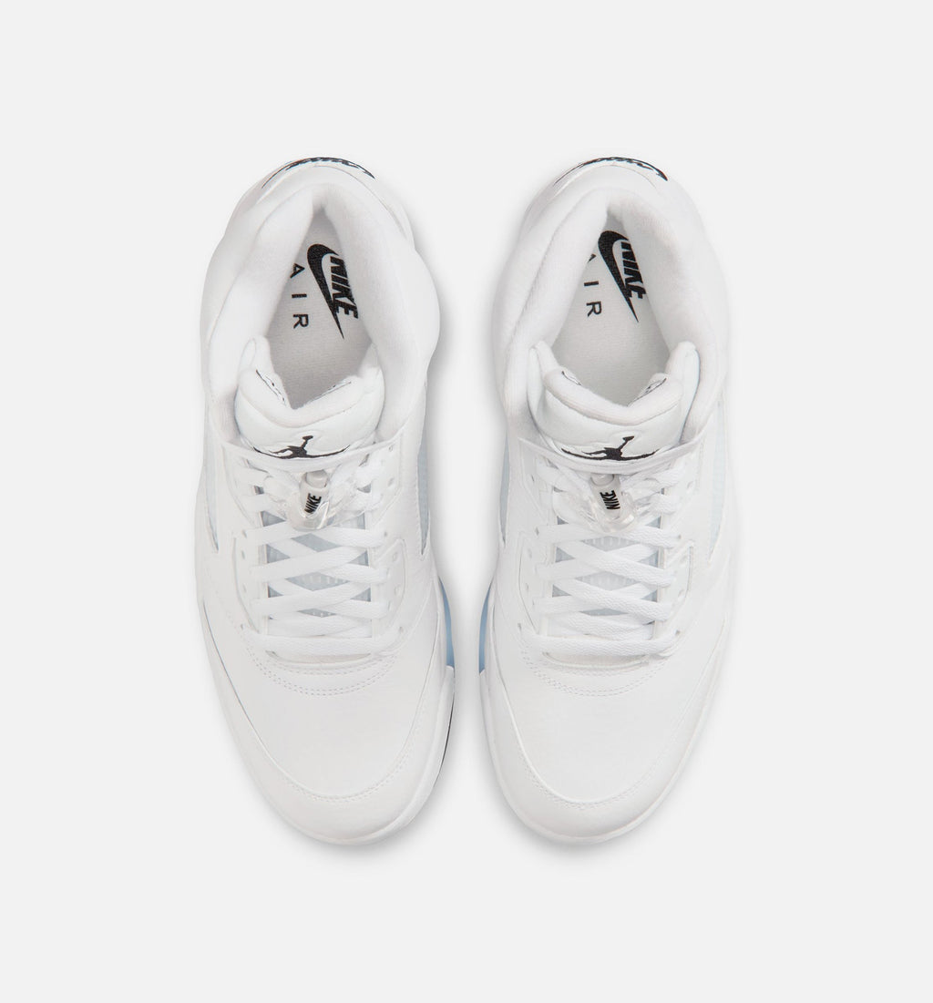Air Jordan 5 Retro OG White Metallic Men’s Lifestyle Shoe – White/Metallic Silver/Black