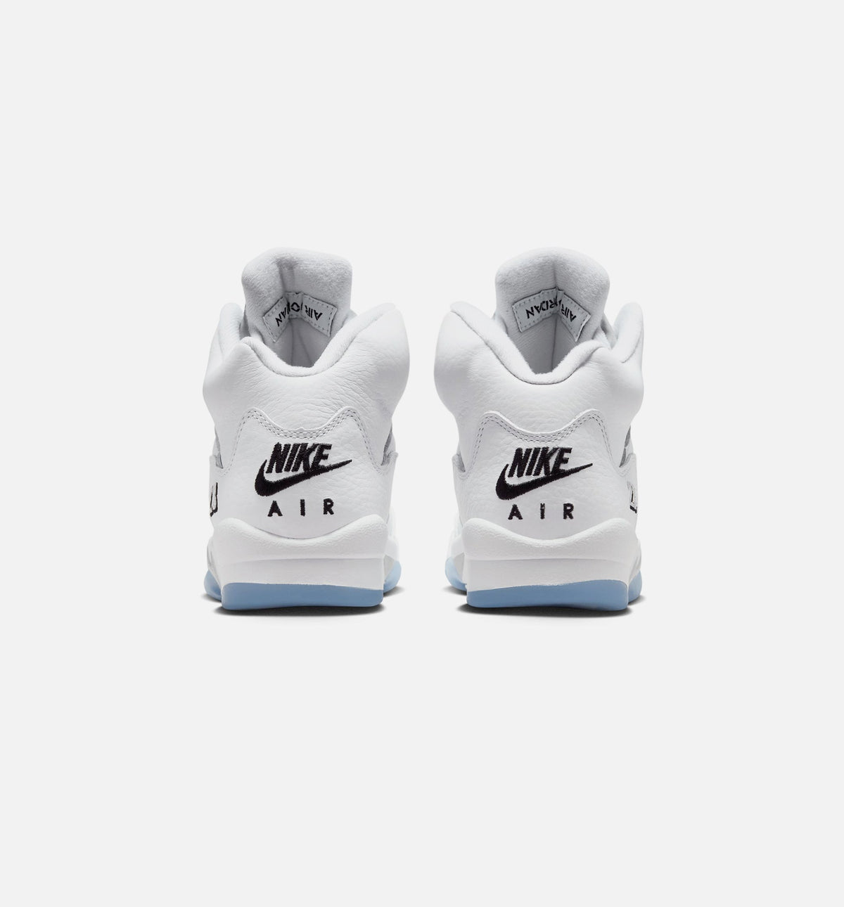Air Jordan 5 Retro OG White Metallic Grade School Lifestyle Shoe – White/Black/Metallic Silver