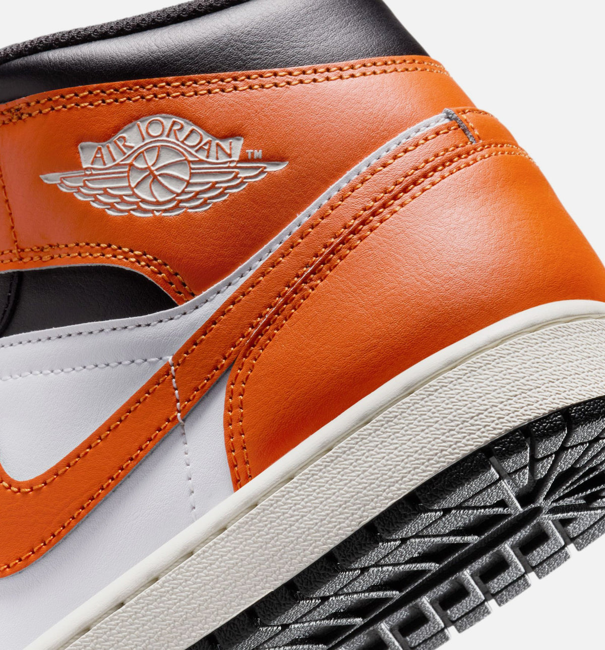 Air Jordan 1 Mid Men’s Lifestyle Shoe – Starfish/White/Sail/Black