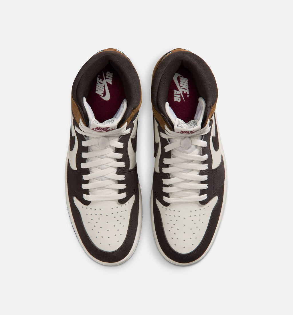 Air Jordan 1 Retro High OG Love Letter Men’s Lifestyle Shoe – Shadow Brown/Team Red/Light British Tan