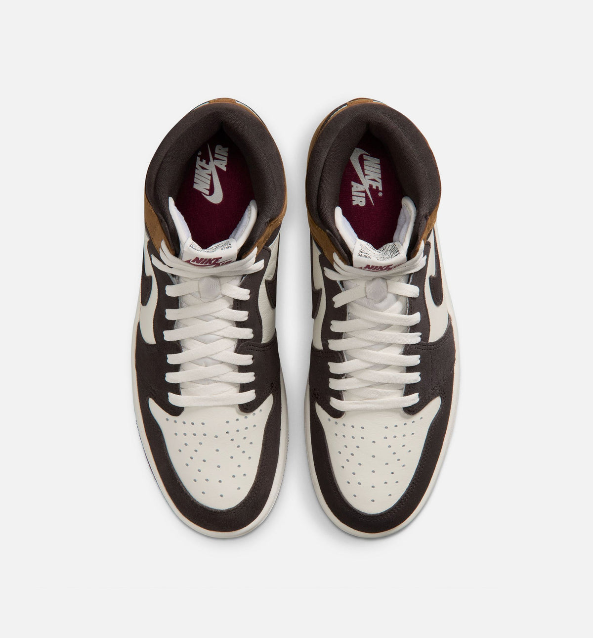 Air Jordan 1 Retro High OG Love Letter Men’s Lifestyle Shoe – Shadow Brown/Team Red/Light British Tan