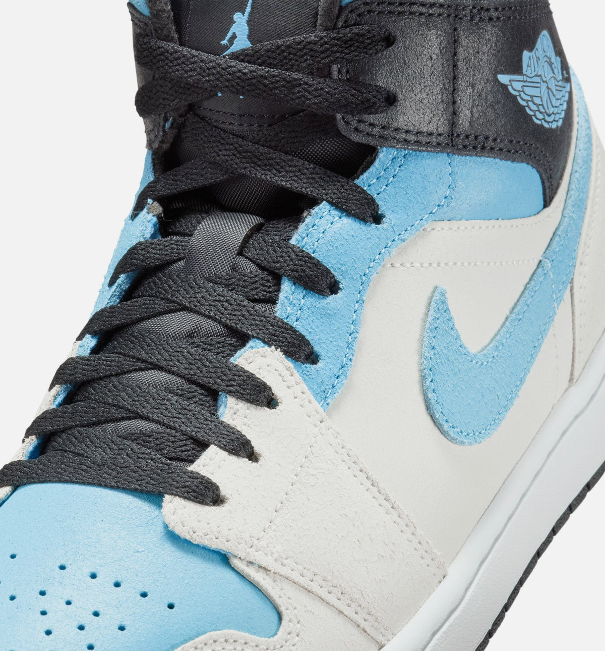 Air Jordan 1 Mid SE Men’s Lifestyle Shoe – Summit White/Blue Chill/Black