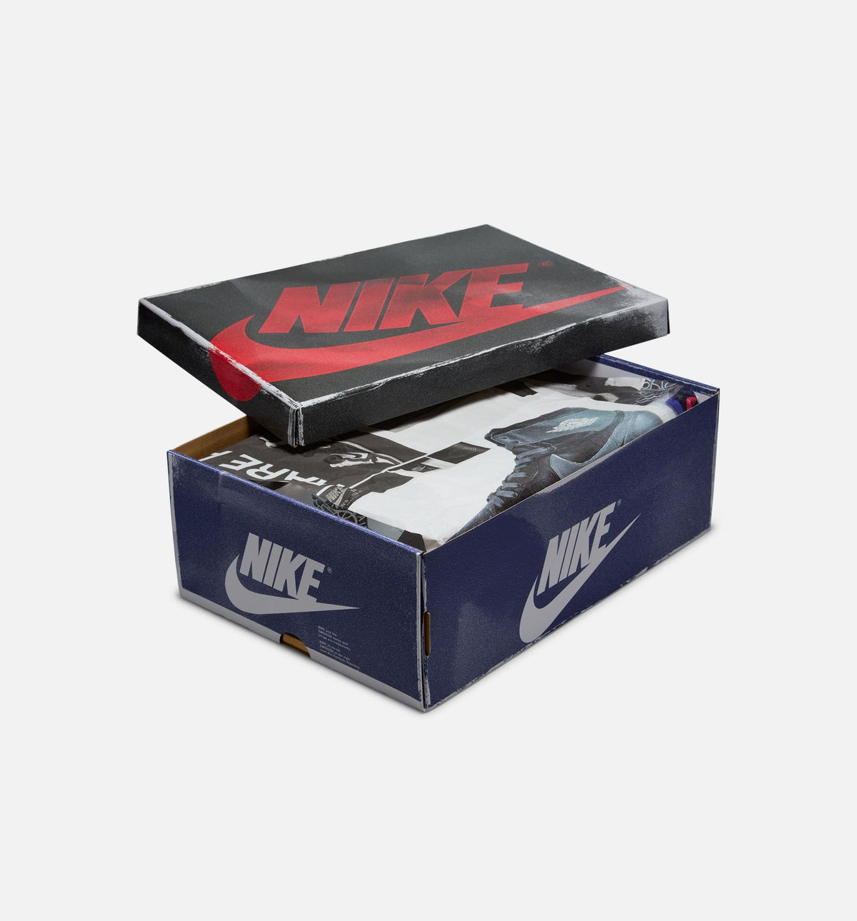 Air Jordan 1 Retro High OG Rare Air Men’s Lifestyle Shoe – White/Black/Neutral Grey/Deep Royal Blue