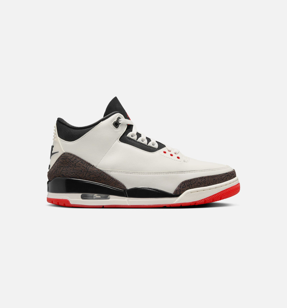 Air Jordan 3 Retro Sail and University Red Men’s Lifestyle Shoe – Sail/Black/University Red/Pale Ivory