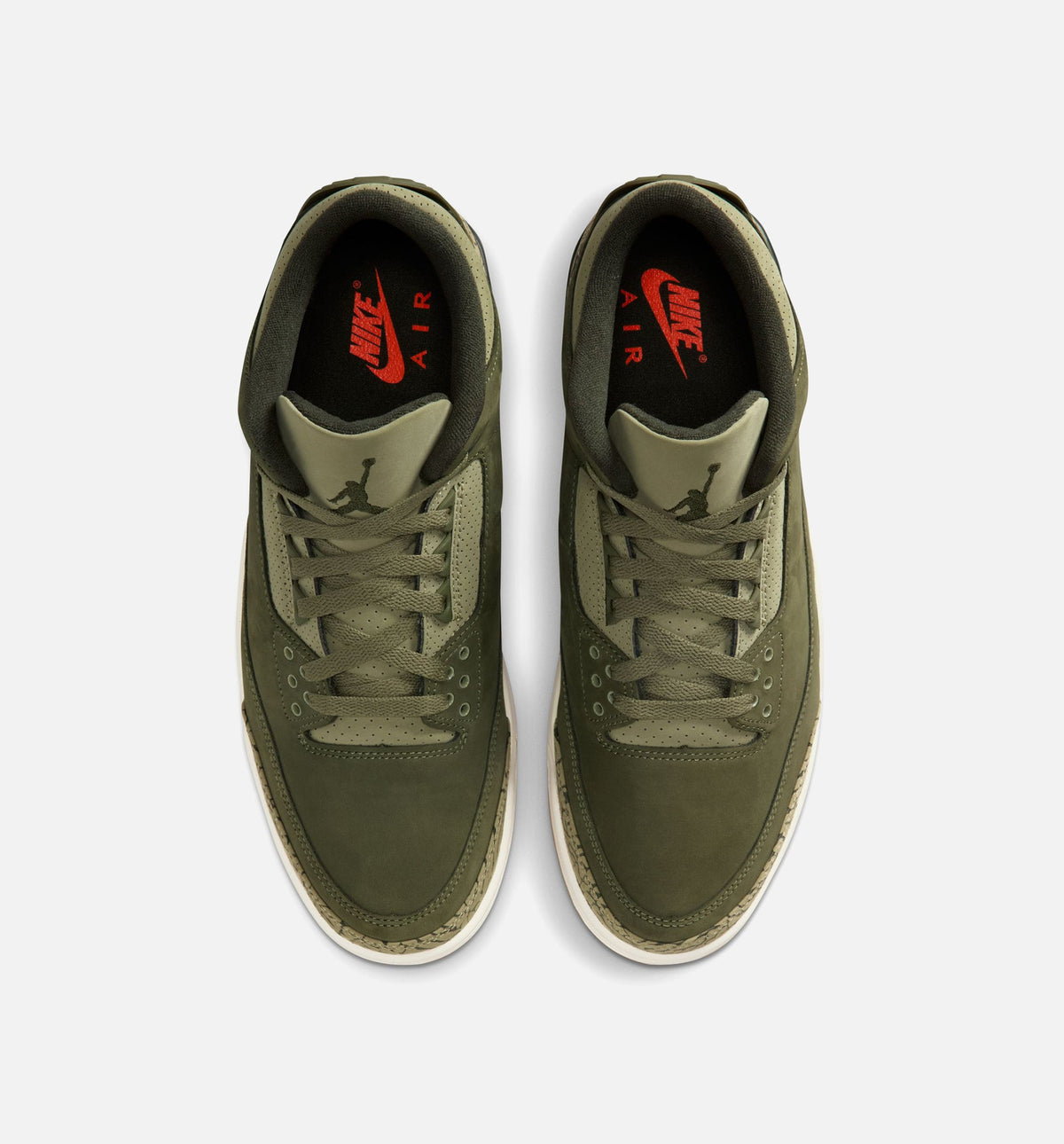Air Jordan 3 Retro Medium Olive Men’s Lifestyle Shoe – Medium Olive/Sequoia/Neutral Olive/Sail/Total Crimson