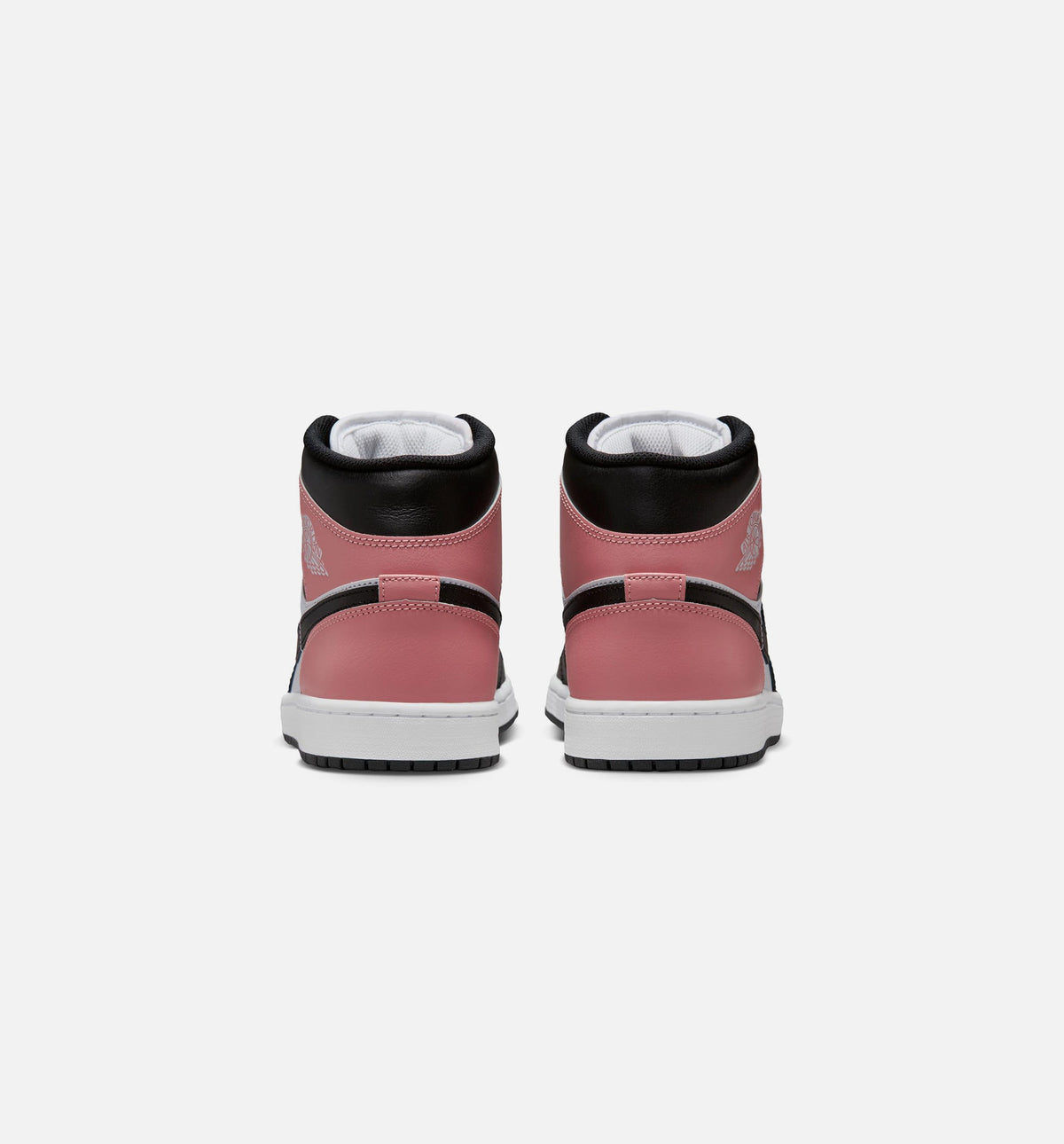 Air Jordan 1 Mid Men’s Lifestyle Shoe – White/Rust Pink/Black