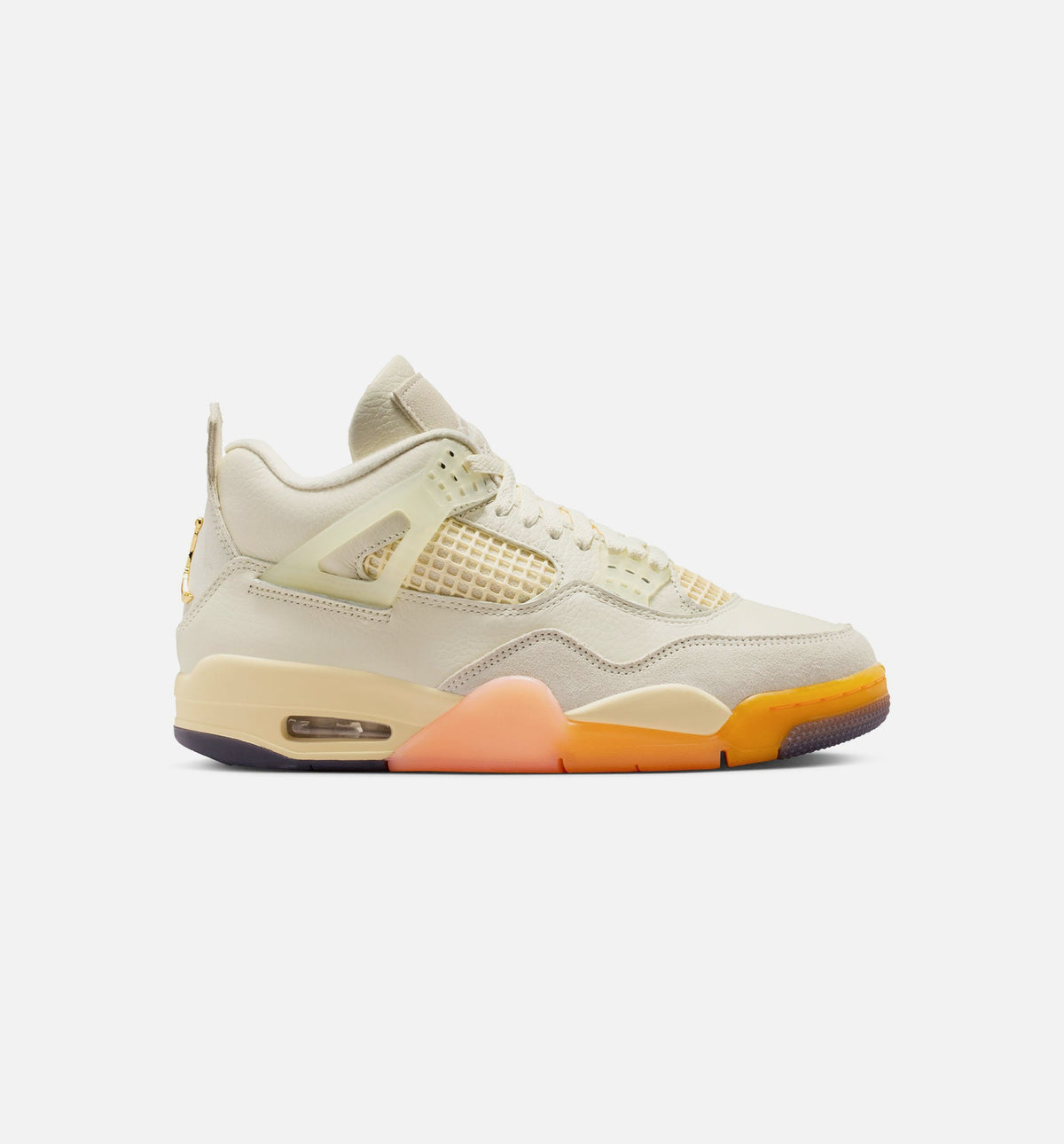 Air Jordan 4 Retro Birds of Paradise Women’s Lifestyle Shoe – Coconut Milk/Metallic Gold/Muslin/Bright Mango/Sundial/Black
