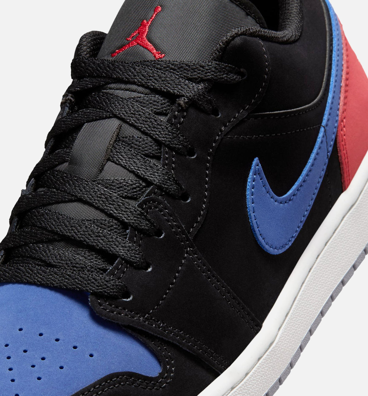 Air Jordan 1 Low Men’s Lifestyle Shoe – Black/Summit White/True Blue/Varsity Red