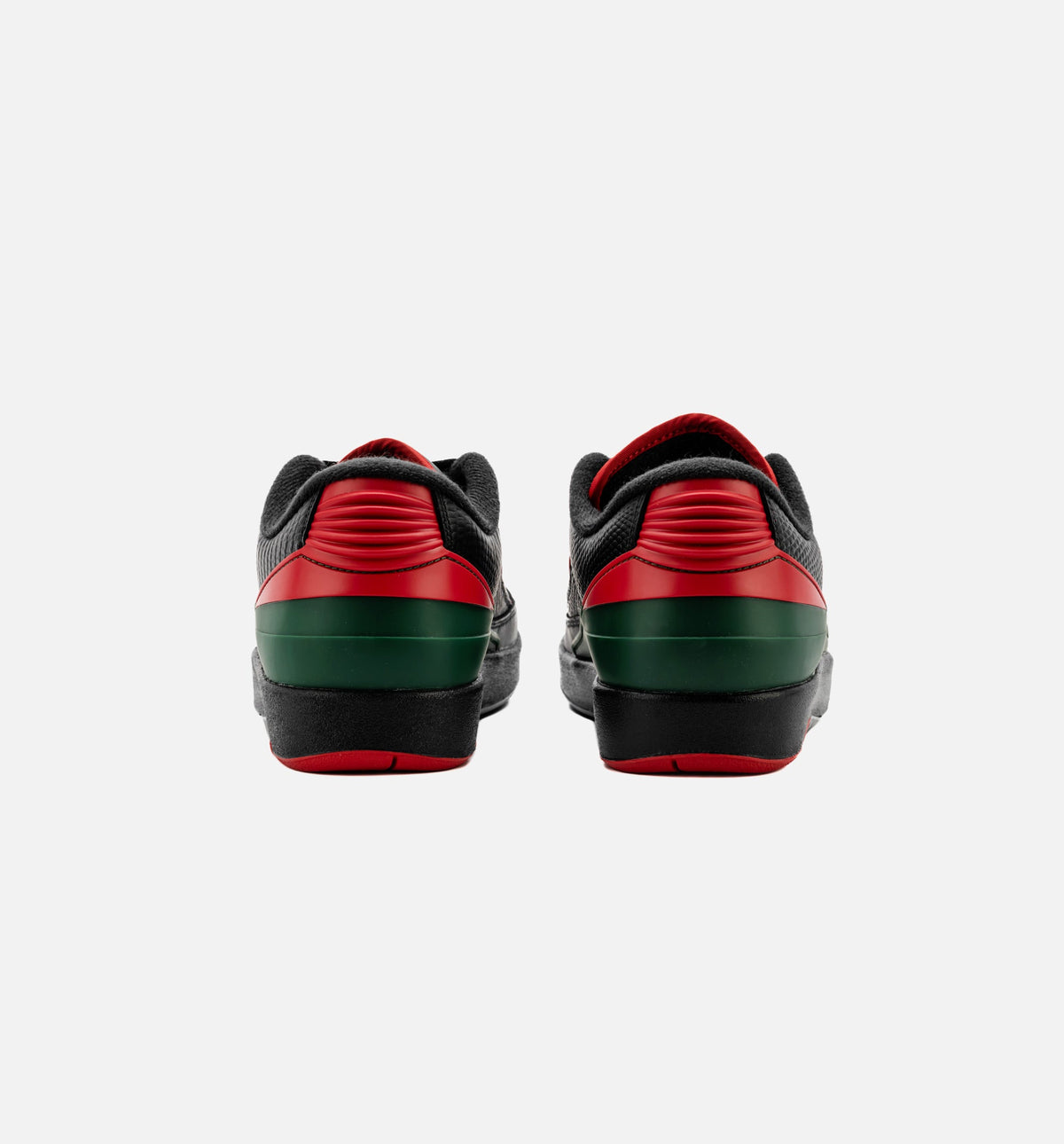 Air Jordan 2 Retro Low Christmas Grade School Lifestyle Shoe – Black/Fire Red/Cement Grey